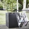 Capi Fioriera Urban Smooth Quadrata 40x40x40 cm Nera KBL903