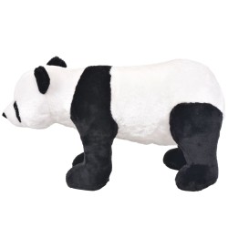 vidaXL Panda in Peluche in Piedi Nero e Bianco XXL