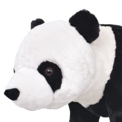 vidaXL Panda in Peluche in Piedi Nero e Bianco XXL