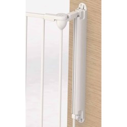 Noma Cancelletto di Sicurezza a 3 Panelli Modular Metallo Bianco 94054