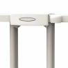 Noma Cancello di Sicurezza Estensibile 62-102 cm Metallo Bianco 93361