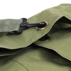 vidaXL Borsone da Viaggio Stile Militare 85 L Verde Oliva