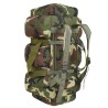 vidaXL Borsone da Viaggio Stile Militare 3 in 1 90 L Mimetico