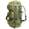 vidaXL Borsone da Viaggio Stile Militare 3 in 1 90 L Verde Oliva