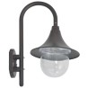 vidaXL Lampada da Parete da Giardino E27 42 cm Alluminio Bronzo