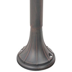 vidaXL Lampione da Giardino E27 120 cm in Alluminio Bronzo