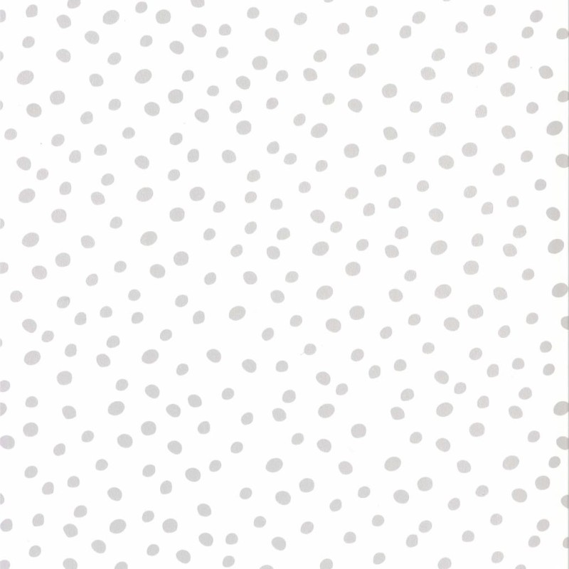 Fabulous World Carta da Parati Dots Grigia e Bianca 67106-1