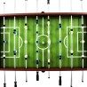 vidaXL Tavolo Calcio Balilla in Acciaio 140x74,5x87,5 cm Marrone