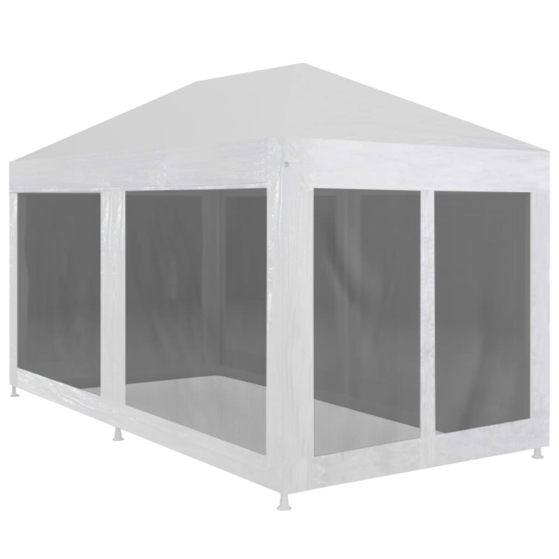 vidaXL Tenda per Feste con 6 Pareti in Rete 6x3 m