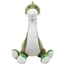 vidaXL Giocattolo di Peluche Dinosauro Brontosaurus Verde