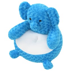 vidaXL Giocattolo di Peluche Elefante Blu 