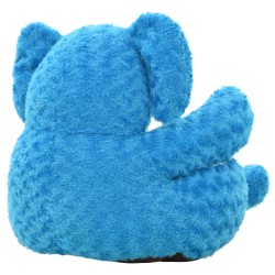 vidaXL Giocattolo di Peluche Elefante Blu 