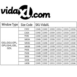 vidaXL Tenda a Rullo Oscurante Grigia MK06