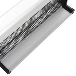 vidaXL Lampada Insetticida Nera Alluminio ABS 30 W