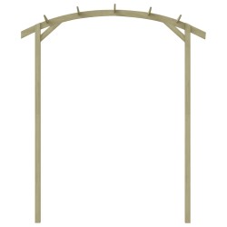 vidaXL Pergola da Giardino Legno di Pino Impregnato 180x210x40 cm