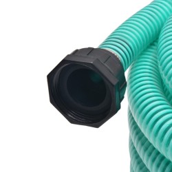 vidaXL Tubo di Aspirazione con Connettori 4 m 22 mm Verde