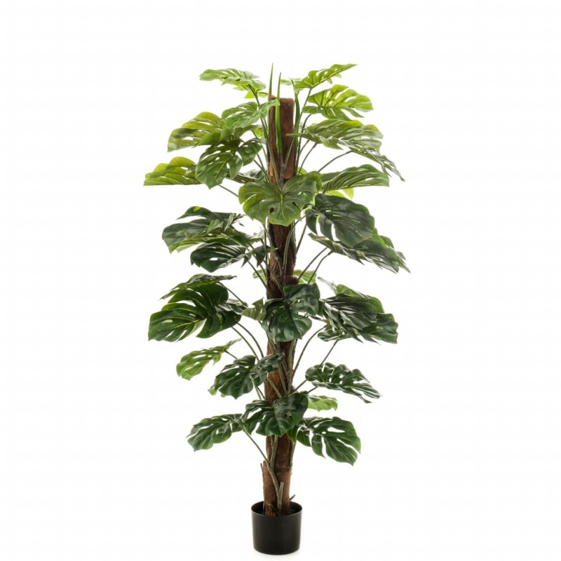 Emerald Monstera Artificiale con Palo 150 cm