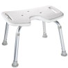 RIDDER Sgabello da Bagno Pieghevole 150 kg Bianco A0050501