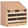 vidaXL Casetta Cova per Galline 2 Scomparti 63x40x65cm Legno di Pino