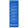 ProPlus Set di Livellatori per Roulotte 2 pz 75 mm in Plastica Blu