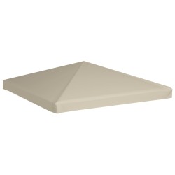 vidaXL Tetto per Gazebo 310 g/m² 3x3 m Beige