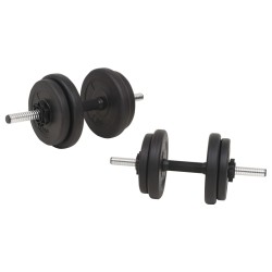 vidaXL Set Bilanciere e Manubri da 30 kg