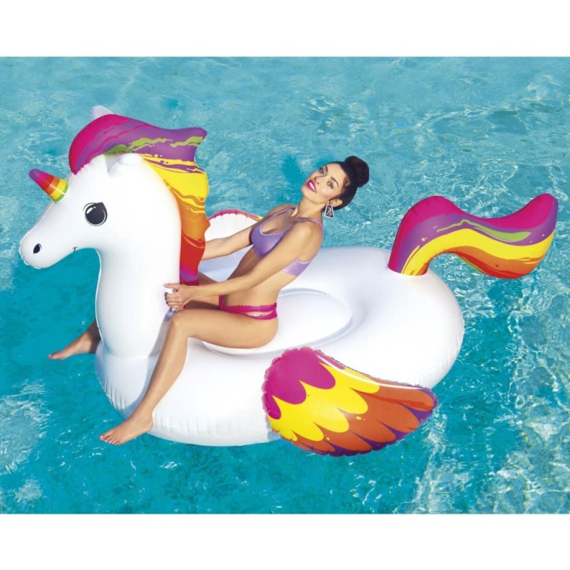 Bestway Gonfiabile da Piscina Supersized Unicorn 233x156x136,5 cm