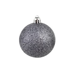 vidaXL Set Palline di Natale 100 pz 3/4/6 cm Bianco/Grigio