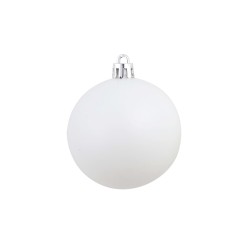 vidaXL Set Palline di Natale 100 pz 3/4/6 cm Bianco/Grigio