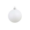 vidaXL Set Palline di Natale 100 pz 3/4/6 cm Bianco/Grigio