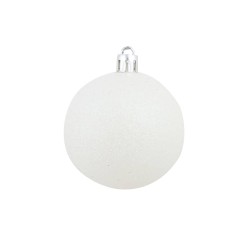 vidaXL Set Palline di Natale 100 pz 3/4/6 cm Bianco/Grigio