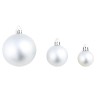 vidaXL Set Palline di Natale 100 pz 3/4/6 cm Argento