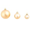 vidaXL Set Palline di Natale 100 pz 3/4/6 cm Rosa/Oro