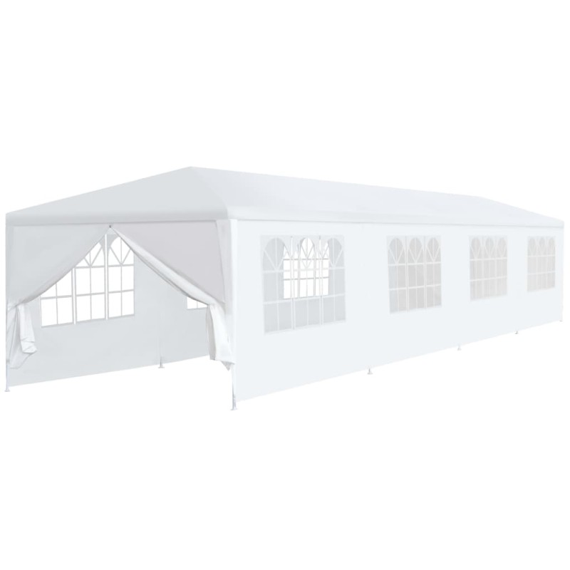 vidaXL Gazebo da Giardino 3x12 m Bianco