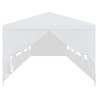 vidaXL Gazebo da Giardino 3x12 m Bianco