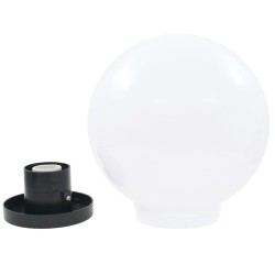 vidaXL Set Lampade a LED Sferiche 2 pz 25 cm in PMMA