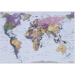 Komar Fotomurale World Map...