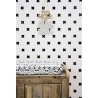 Fabulous World Carta da Parati Cross Bianco e Nero 67104-6