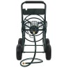 vidaXL Carrello Avvolgitubi da Giardino Connettori 1/2" 75 m Acciaio