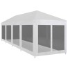 vidaXL Tenda per Feste con 10 Pareti in Rete 12x3 m