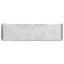 vidaXL Lavandino con Foro per Rubinetto 48x37x13,5 cm Ceramica Argento