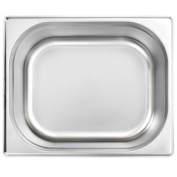 vidaXL Contenitori Gastronorm 2 pz GN 1/2 150 mm in Acciaio Inox