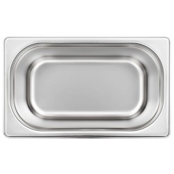 vidaXL Contenitori Gastronorm 4 pz GN 1/4 150 mm in Acciaio Inox 