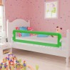 vidaXL Sponde Letto per la Sicurezza dei Bambini 2 pz Verde 150x42 cm