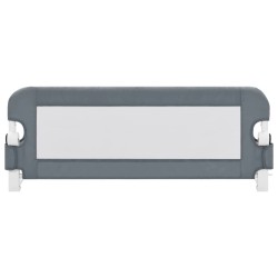 vidaXL Sponde Letto di Sicurezza Bambini Grigio 102x42cm Poliestere