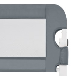 vidaXL Sponde Letto di Sicurezza Bambini Grigio 102x42cm Poliestere