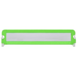 vidaXL Sponde Letto di Sicurezza Bambini Verde 180x42cm Poliestere