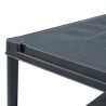 vidaXL Scaffale Nero 100 kg 60x30x138 cm in Plastica