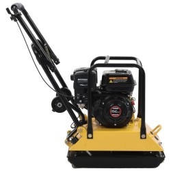 vidaXL Compattatore con Piastra Vibrante 196 CC 85 kg 15,5 Kn