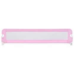 vidaXL Sponde Letto di Sicurezza per Bambini Rosa 180x42cm Poliestere